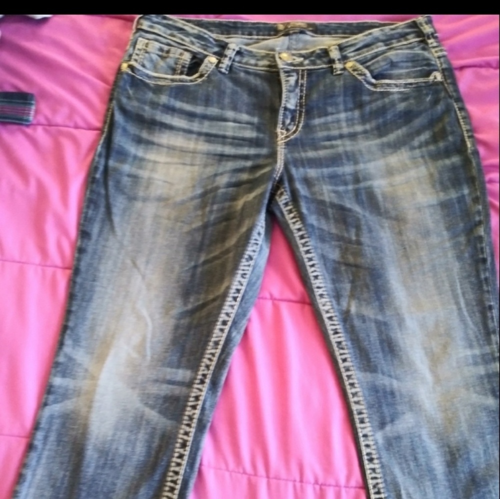 Silver capris